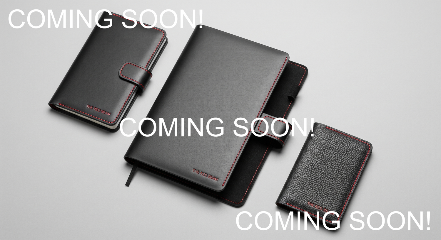 Brown Leather A4 Notebook Holder - Summit. Classic Design with red stitching, ideal for organizing documents and notebooks in a professional setting.